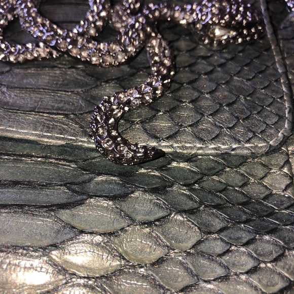 Clara Kasavina Gray Gonzalez Python satchel crossbody bag - Picture 5 of 13